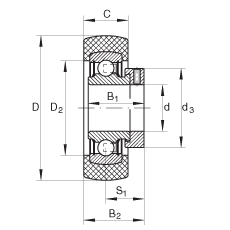 RABRA30/62-FA106軸承